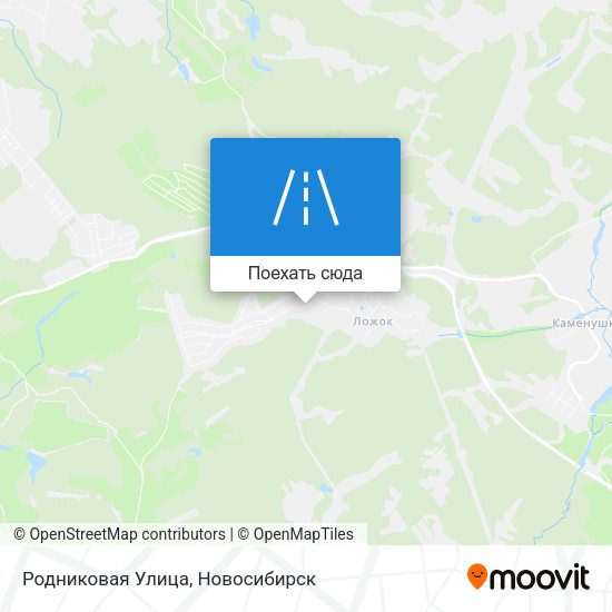Карта Родниковая Улица
