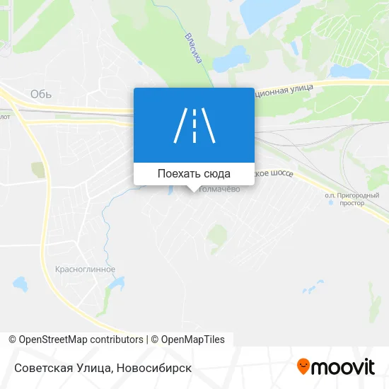 Карта Советская Улица
