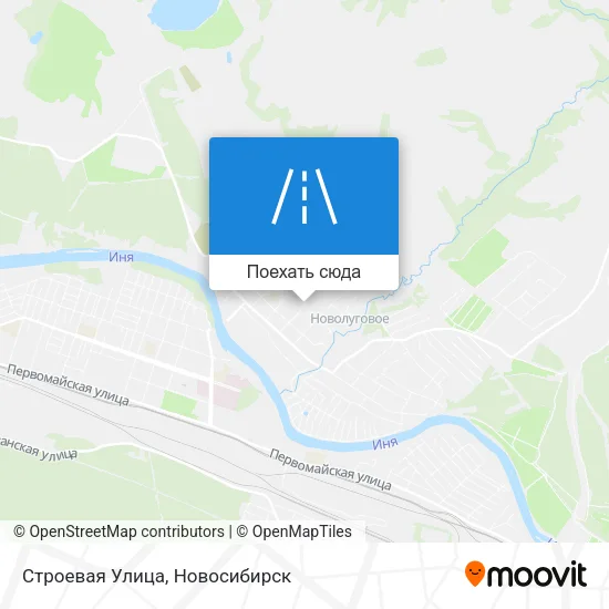 Карта Строевая Улица