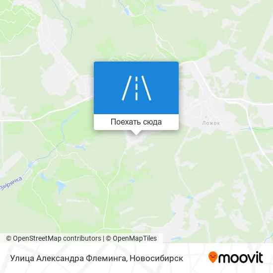 Карта Улица Александра Флеминга
