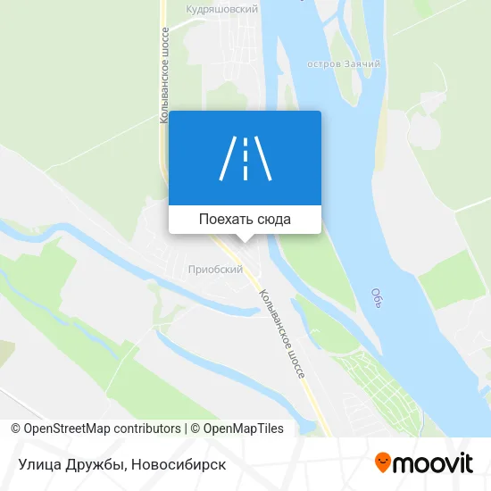 Карта Улица Дружбы