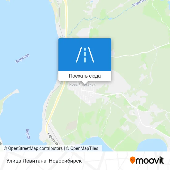 Карта Улица Левитана