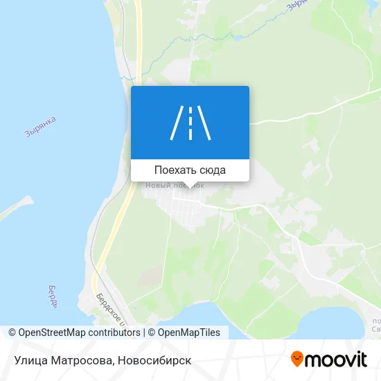 Карта Улица Матросова