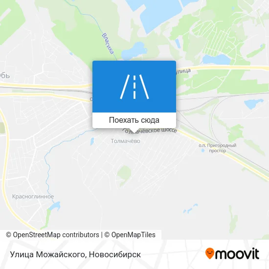 Карта Улица Можайского
