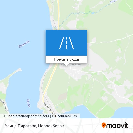 Карта Улица Пирогова