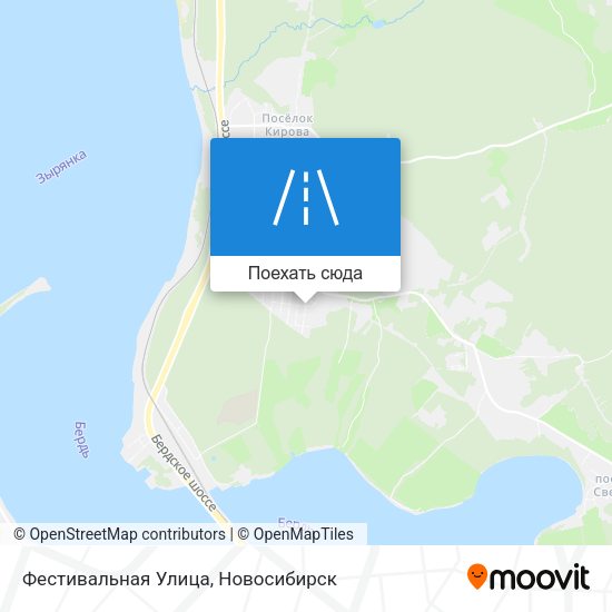 Карта Фестивальная Улица