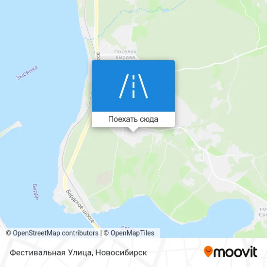 Карта Фестивальная Улица