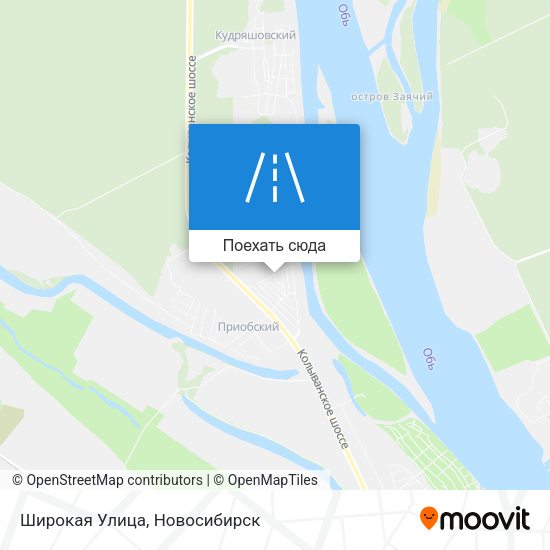 Карта Широкая Улица