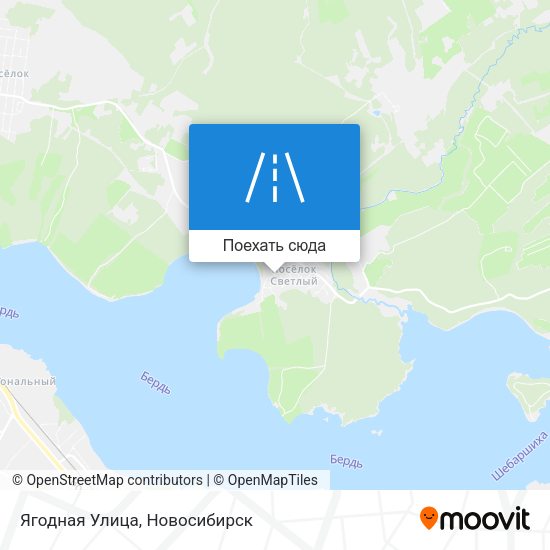Карта Ягодная Улица