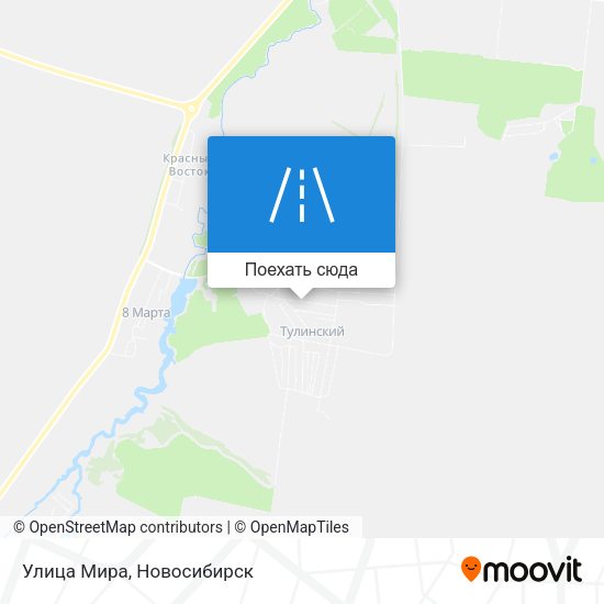 Карта Улица Мира