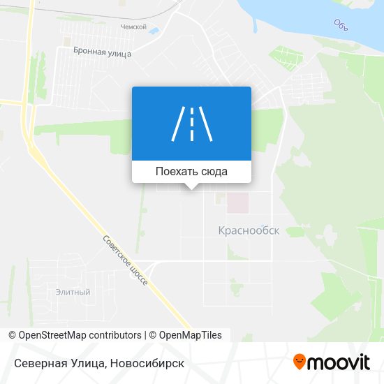 Карта Северная Улица