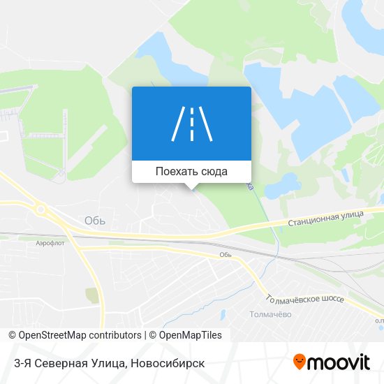 Карта 3-Я Северная Улица