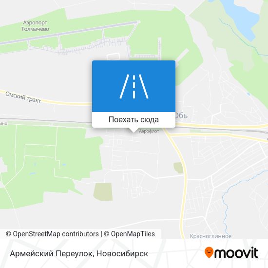 Карта Армейский Переулок