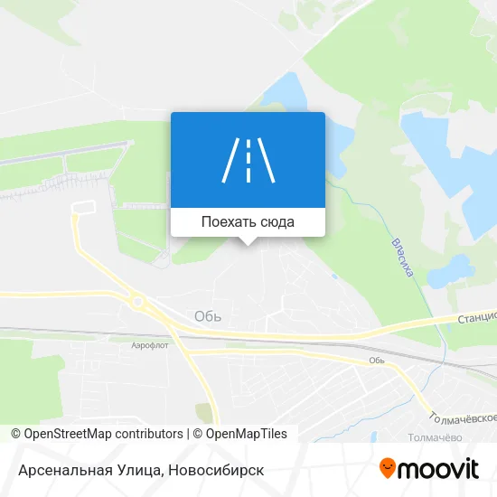 Карта Арсенальная Улица