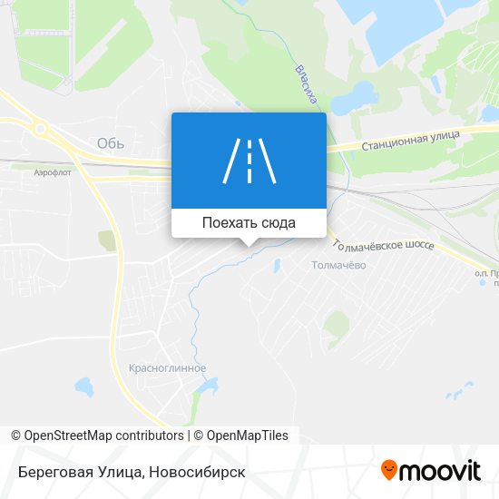 Карта Береговая Улица