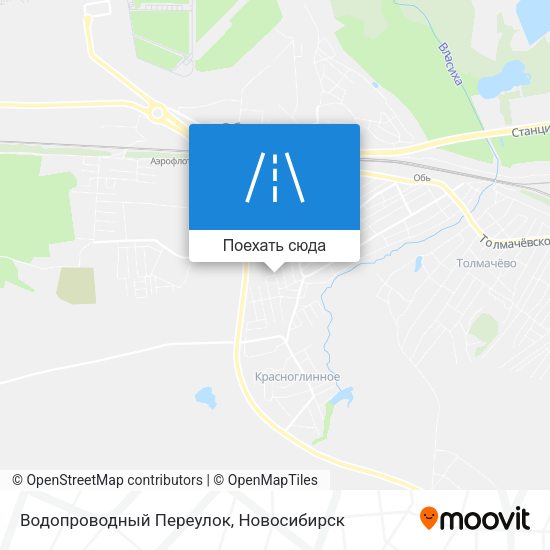 Карта Водопроводный Переулок