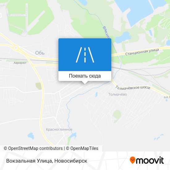 Карта Вокзальная Улица