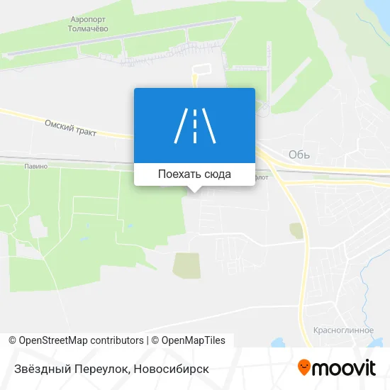 Карта Звёздный Переулок