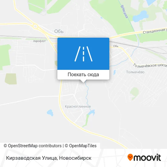 Карта Кирзаводская Улица
