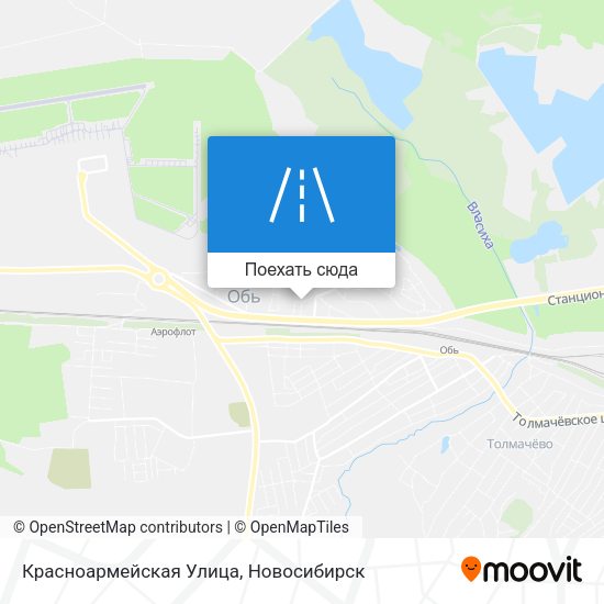Карта Красноармейская Улица