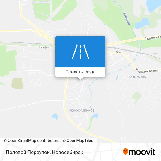 Карта Полевой Переулок