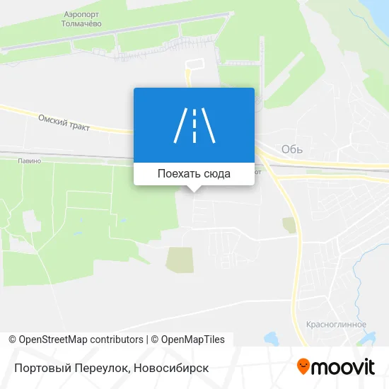 Карта Портовый Переулок