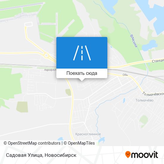 Карта Садовая Улица