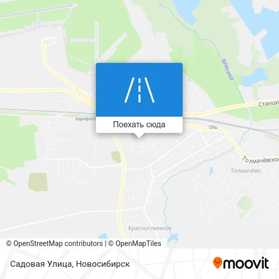 Карта Садовая Улица