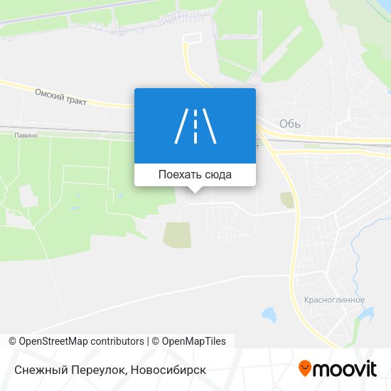 Карта Снежный Переулок
