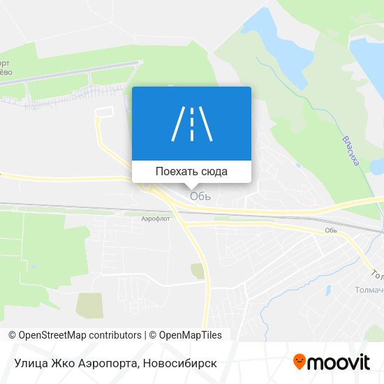 Карта Улица Жко Аэропорта