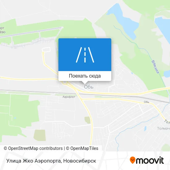 Карта Улица Жко Аэропорта