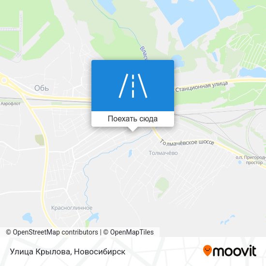 Карта Улица Крылова