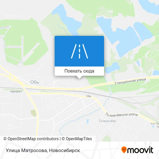 Карта Улица Матросова