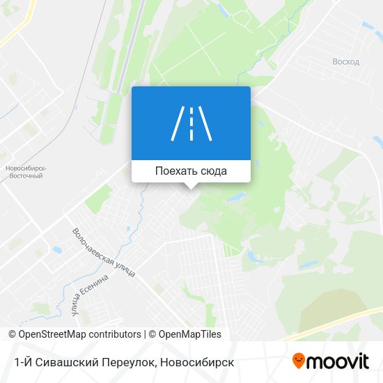 Карта 1-Й Сивашский Переулок