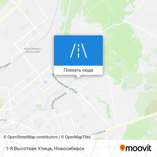 Карта 1-Я Высотная Улица