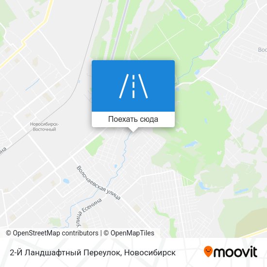 Карта 2-Й Ландшафтный Переулок
