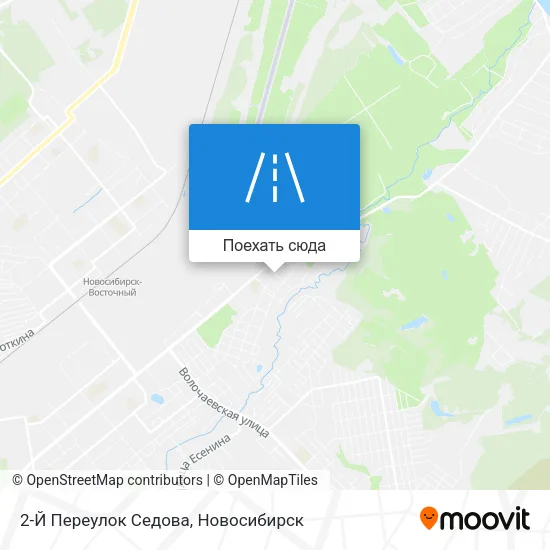 Карта 2-Й Переулок Седова