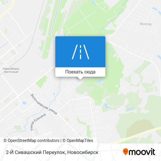 Карта 2-Й Сивашский Переулок