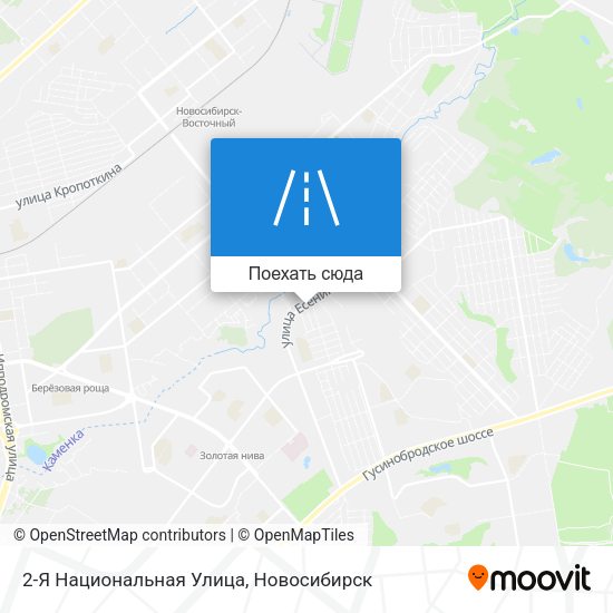 Карта 2-Я Национальная Улица