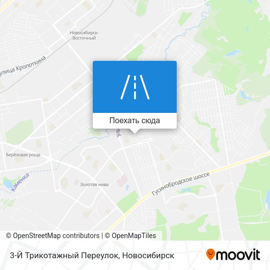 Карта 3-Й Трикотажный Переулок