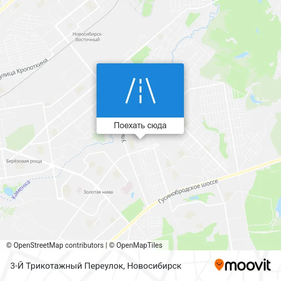 Карта 3-Й Трикотажный Переулок