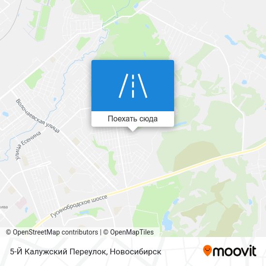 Карта 5-Й Калужский Переулок