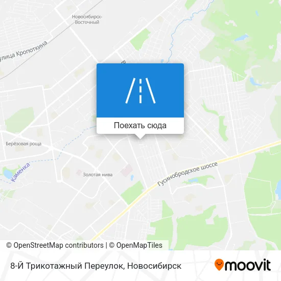 Карта 8-Й Трикотажный Переулок