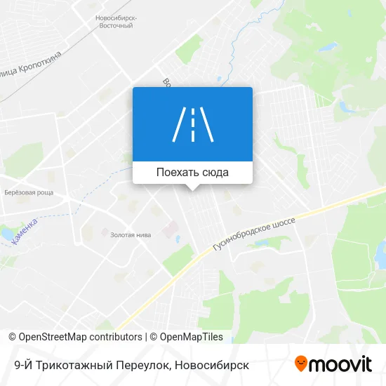 Карта 9-Й Трикотажный Переулок