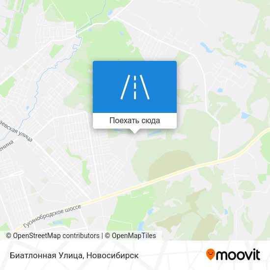 Карта Биатлонная Улица