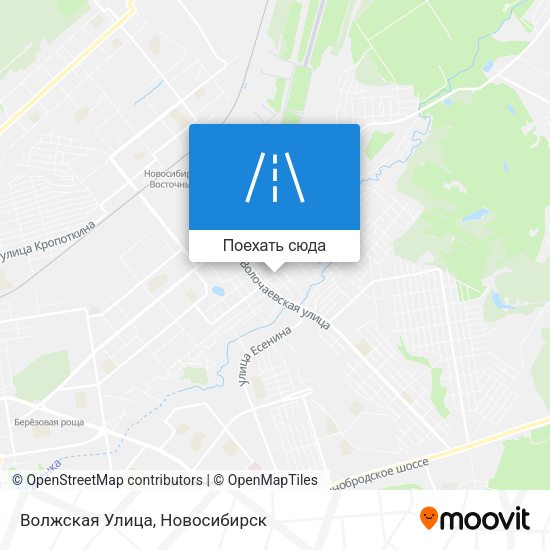 Карта Волжская Улица