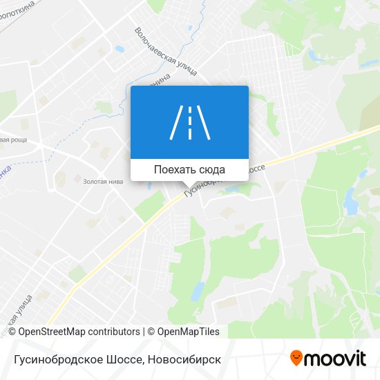 Карта Гусинобродское Шоссе