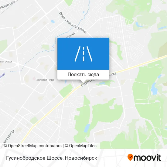 Карта Гусинобродское Шоссе