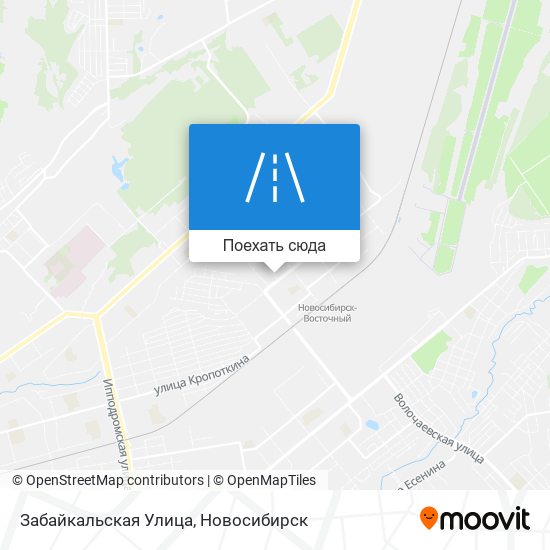 Карта Забайкальская Улица