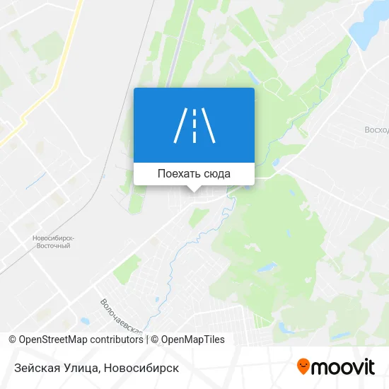 Карта Зейская Улица